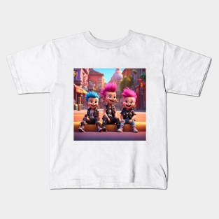 Punk Rock Toddlers Kids T-Shirt